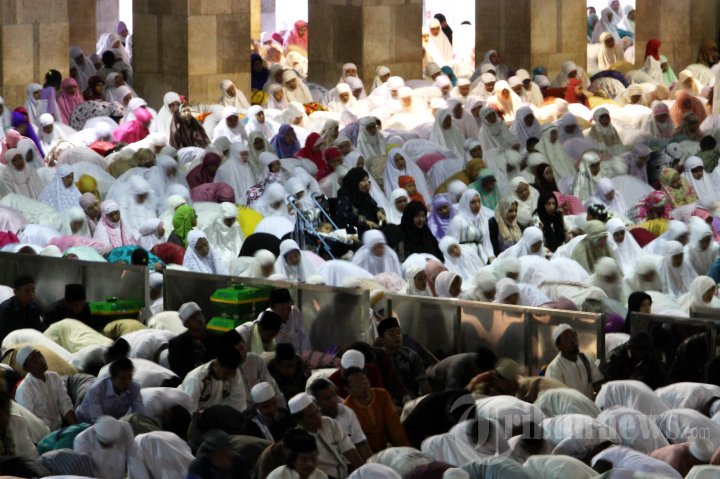 Shalat Idul Fitri di Masjid Istiqlal