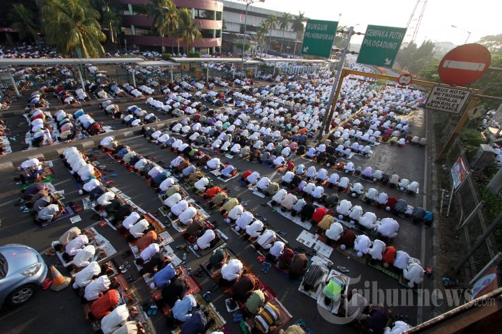 Shalat Iedul Fitri di Jakarta