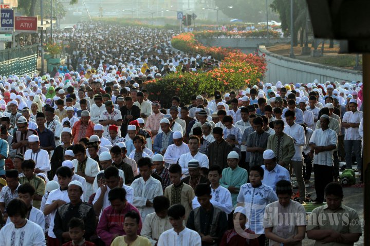Shalat Iedul Fitri di Jakarta