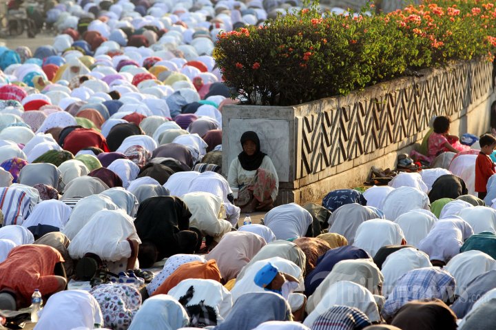 Shalat Iedul Fitri di Jakarta