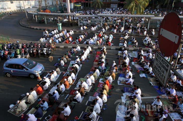 Shalat Iedul Fitri di Jakarta