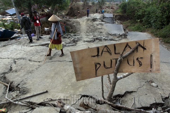 Sibalaya Luluh Lantak Diterjang Gempa