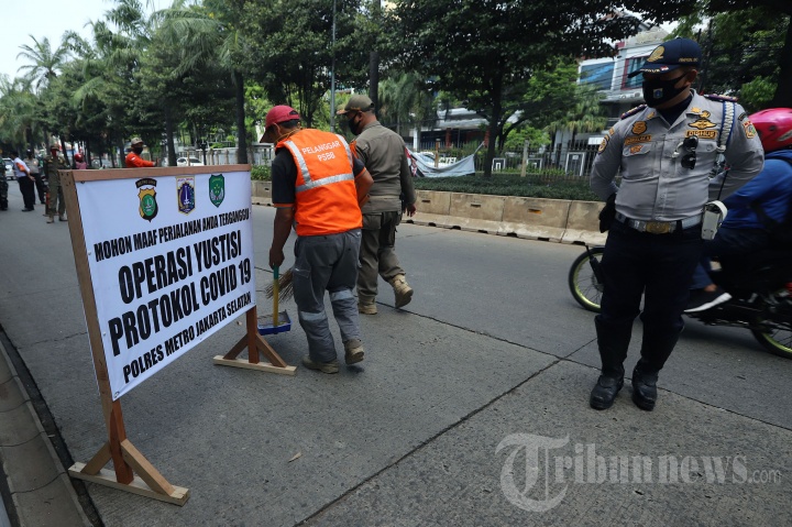 Sidang di Tempat bagi Pelanggar Operasi Yustisi Protokol Covid-19