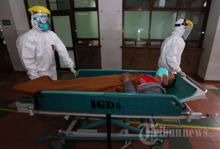 Simulasi Alur Masuk Pasien Covid-19 di RSHS Bandung