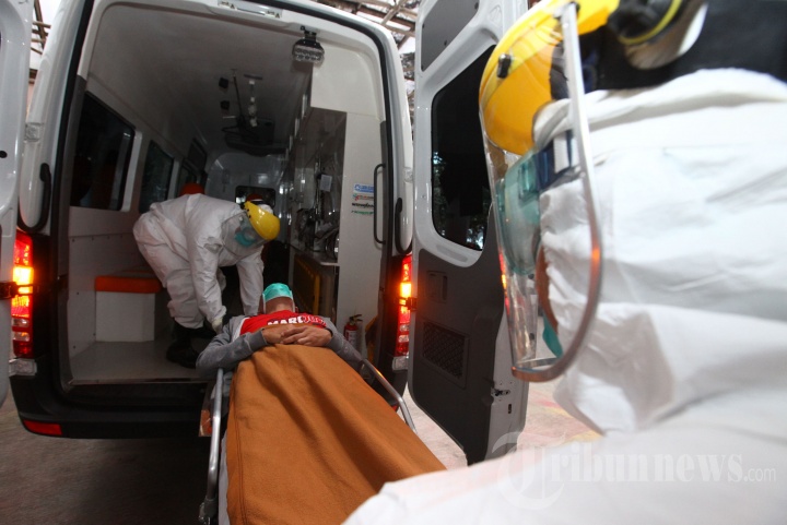 Simulasi Alur Masuk Pasien Covid-19 di RSHS Bandung