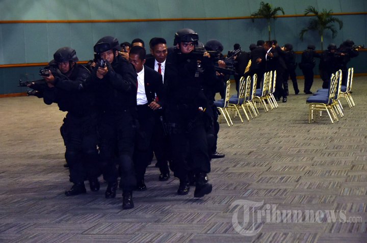 Simulasi Anti Teror di Jakarta
