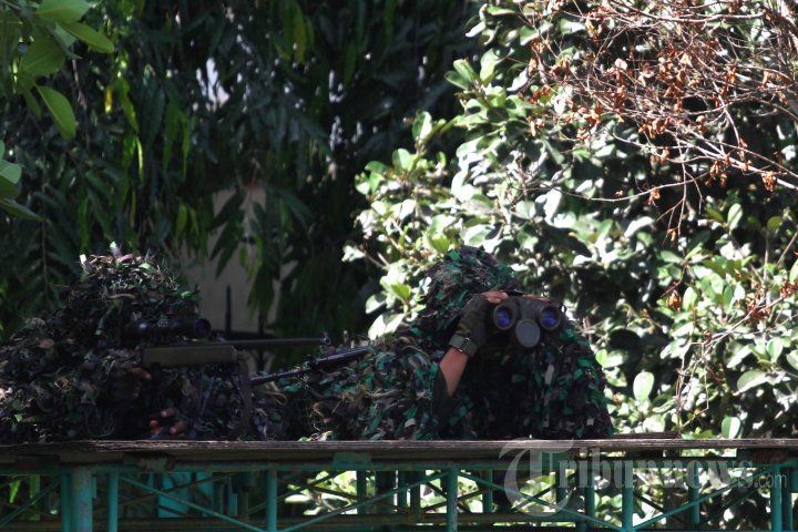 Simulasi Pembebasan Sandera di Malang