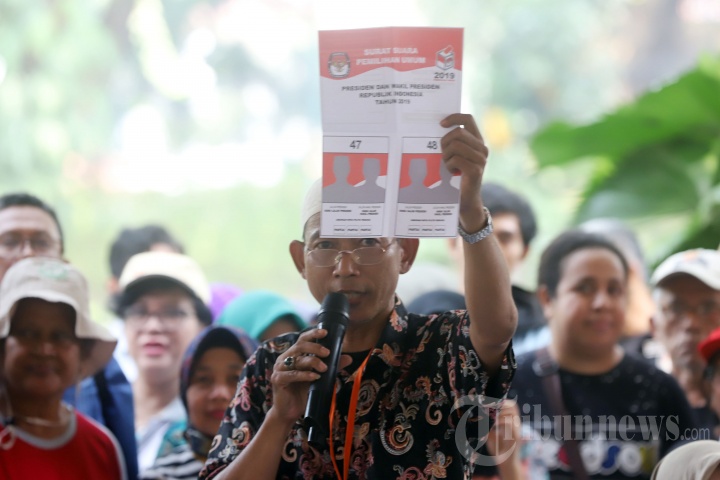 Simulasi Pemungutan Suara Pemilu Serentak
