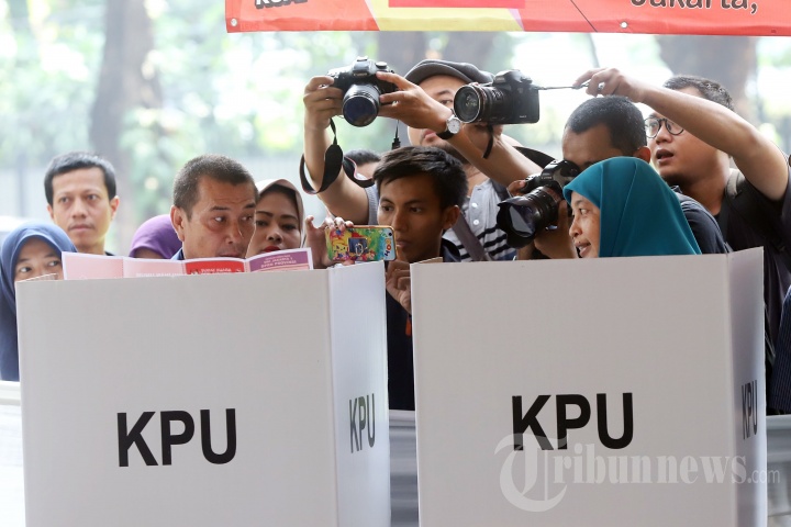 Simulasi Pemungutan Suara Pemilu Serentak