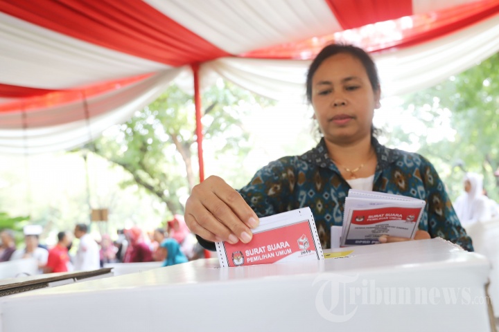 Simulasi Pemungutan Suara Pemilu Serentak