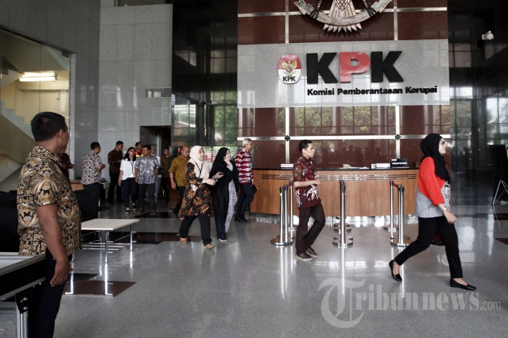 Simulasi penanggulangan Kebakaran di KPK