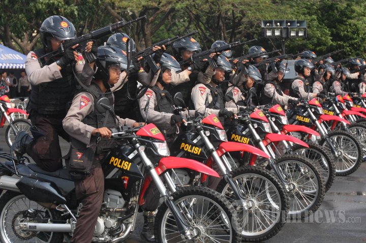 Simulasi Pengamanan Pilkada Serentak