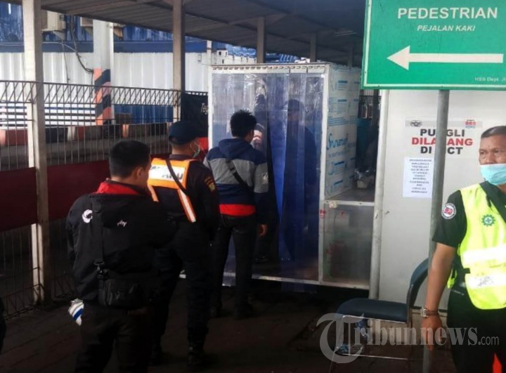 SP JICT Pasang Bilik Sterilisasi untuk Lindungi Pekerja