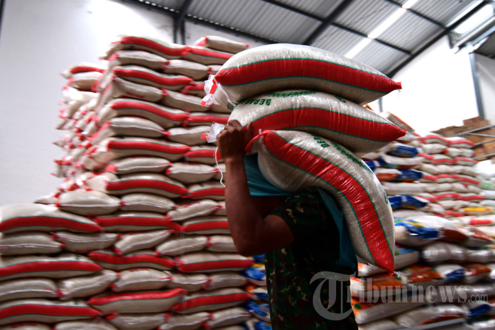 Stok Beras di Tingkat Grosir Kota Malang Aman