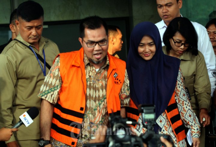 Suami dan Istri Bupati Empat Lawang Jadi Tersangka