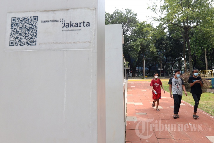 Suasana Aktivitas di RPTRA saat Pandemi