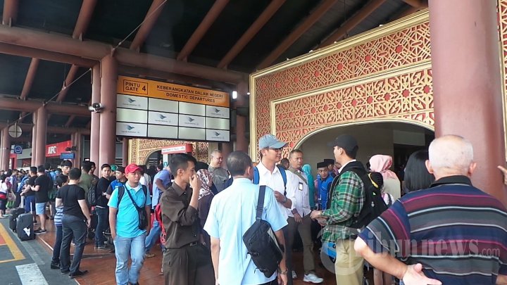 Suasana Bandara Soekarno-Hatta Pasca Kebakaran