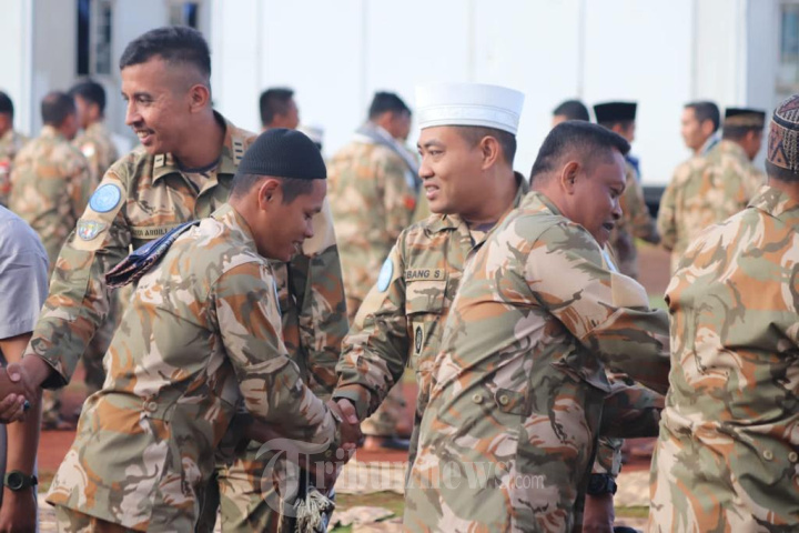 Suasana Lebaran Pasukan Garuda XX-S Monusco di Kongo