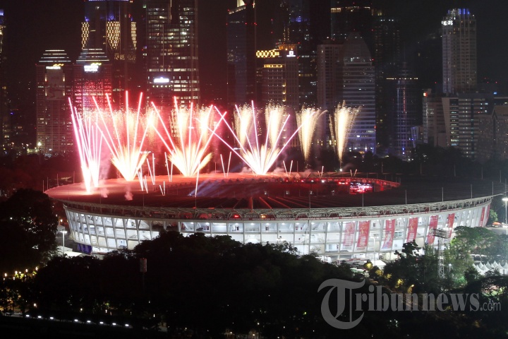Suasana Opening Ceremony Asian Para Games 2018