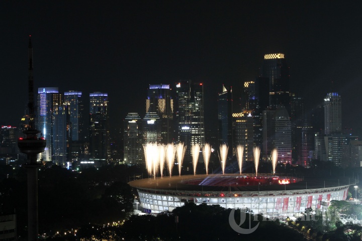 Suasana Opening Ceremony Asian Para Games 2018