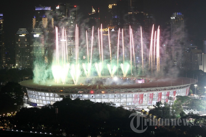 Suasana Opening Ceremony Asian Para Games 2018