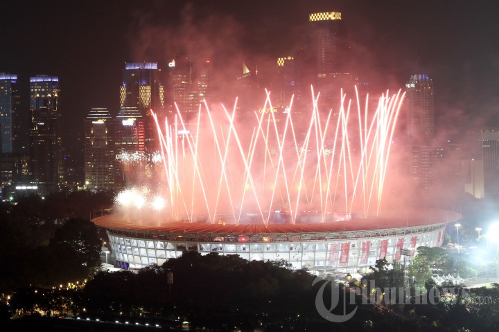 Suasana Opening Ceremony Asian Para Games 2018