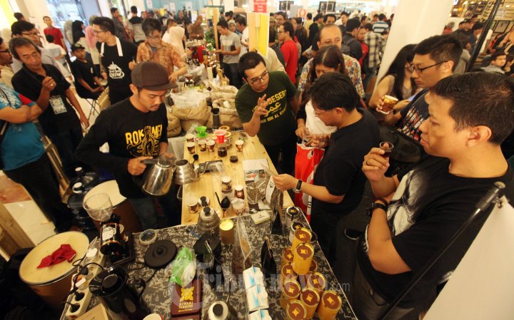 Suasana Pameran West Java Coffee Festival 2016