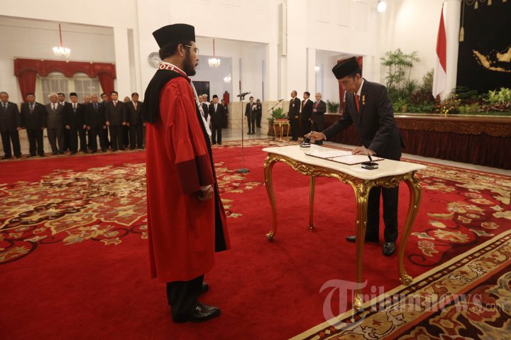 Sumpah Jabatan Hakim Konstitusi