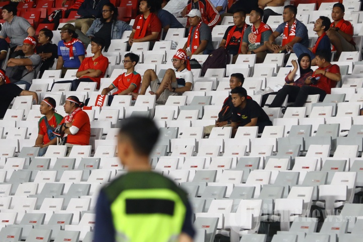 Suporter Indonesia Sepi Dukung Timnas