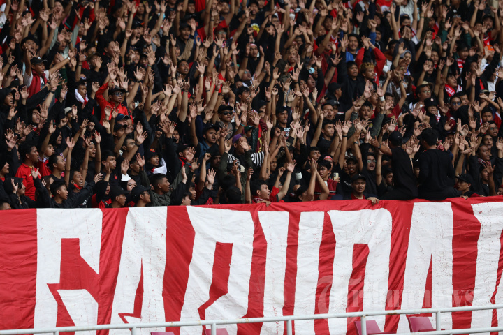 Suporter Timnas Kala Indonesia Hadapi Thailand