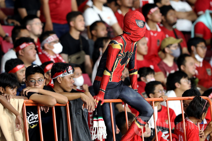 Suporter Timnas Kala Indonesia Hadapi Thailand