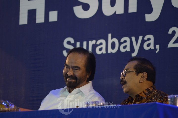 Surya Paloh Haridi Konsolidasi Partai Nasdem Jawa Timur