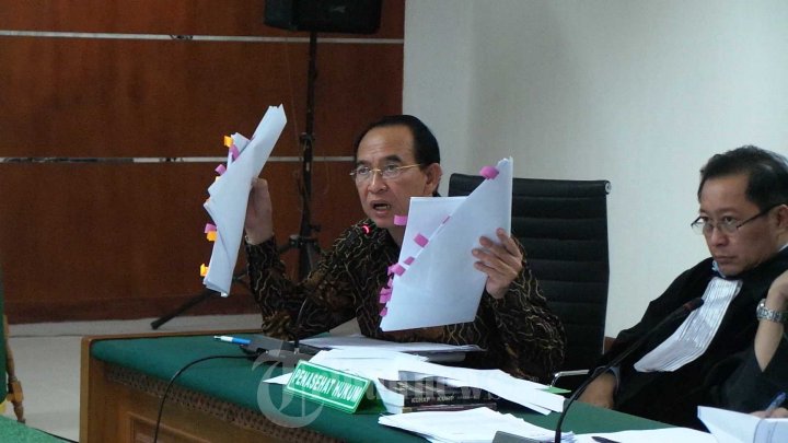 Suryadharma Ali Jalani Siding di Pengadilan Tipikor