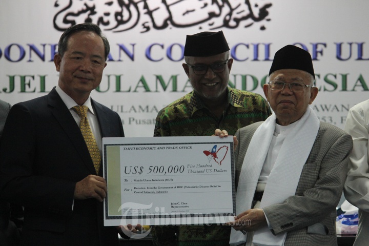 Taiwan Sumbang 500.000 US Dollar Gempa Palu Donggala