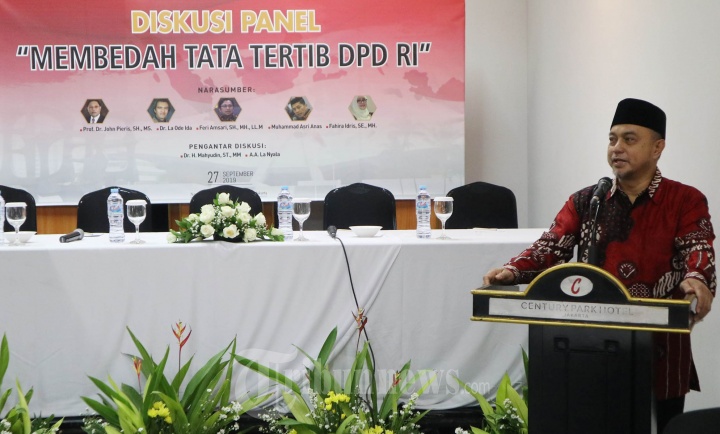 Tamsil Linrung Buka Acara Diskusi Panel Membedah Tatib DPD RI