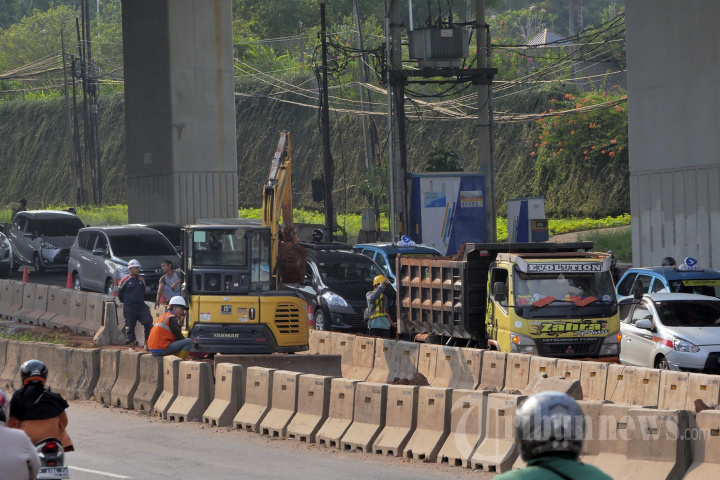 Target Pembangunan Gerbang Tol Cimanggis-Cibitung Akhir 2021