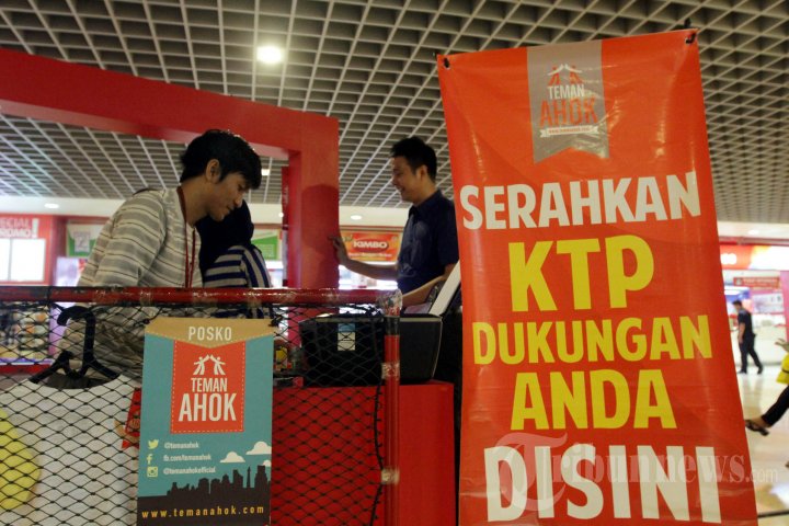 Teman Ahok Verifikasi Ulang KTP Dukungan