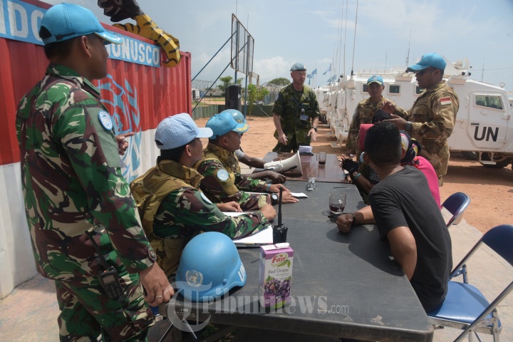 Tim OEI Goma Inspeksi Satgas TNI RDB Monusco