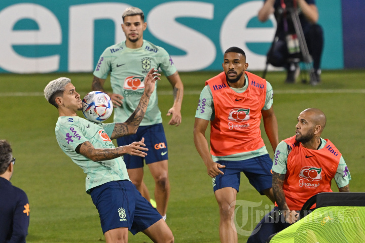 Timnas Brasil Bersiap Jelang Melawan Kroasia