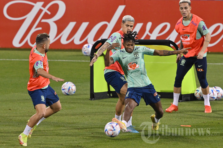 Timnas Brasil Bersiap Jelang Melawan Kroasia