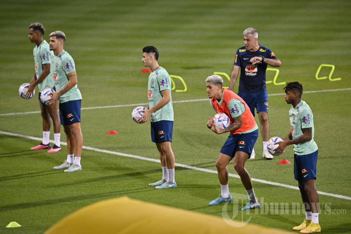 Timnas Brasil Bersiap Jelang Melawan Kroasia