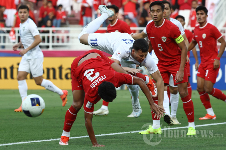 Timnas Indonesia Hadapi Timnas Uzbekistan