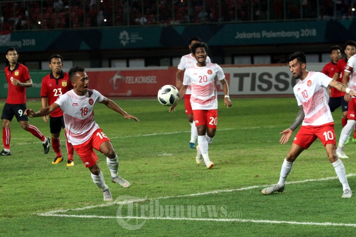Timnas Sepak Bola Indonesia Kalahkan Laos