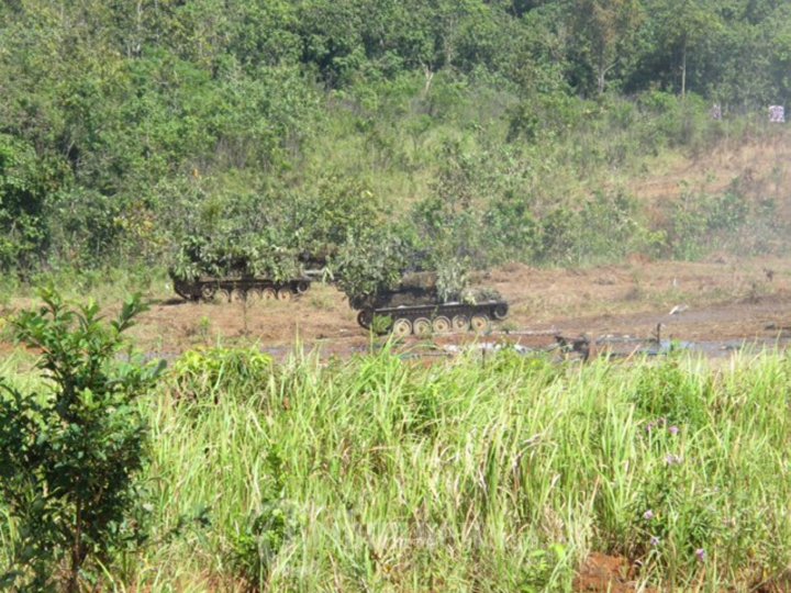 TNI AD Latihan Demonstrasi Pertempuran TNI AD TA 2015
