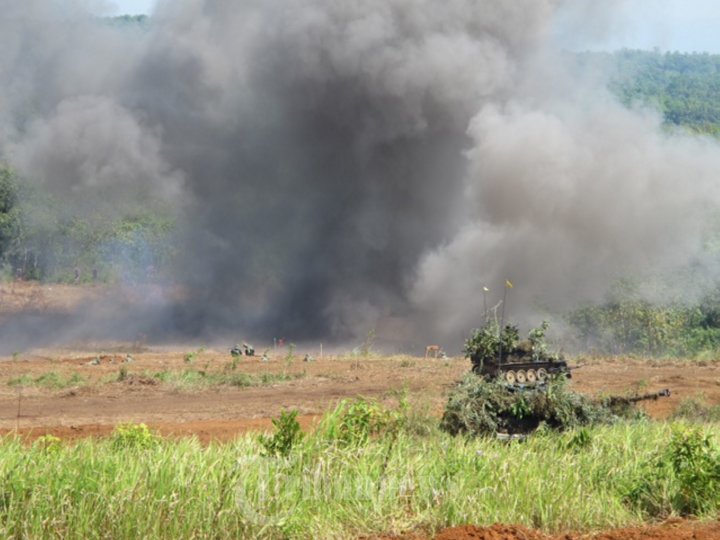 TNI AD Latihan Demonstrasi Pertempuran TNI AD TA 2015