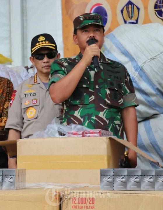 TNI Dukung Pelaksanaan Tugas Dirjen Bea dan Cukai