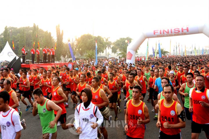 TNI Gelar Lomba Lari 10 K HUT TNI ke-70