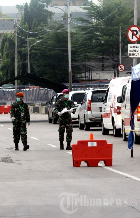 TNI Jaga RS Darurat Penanganan Covid-19 Wisma Atlet