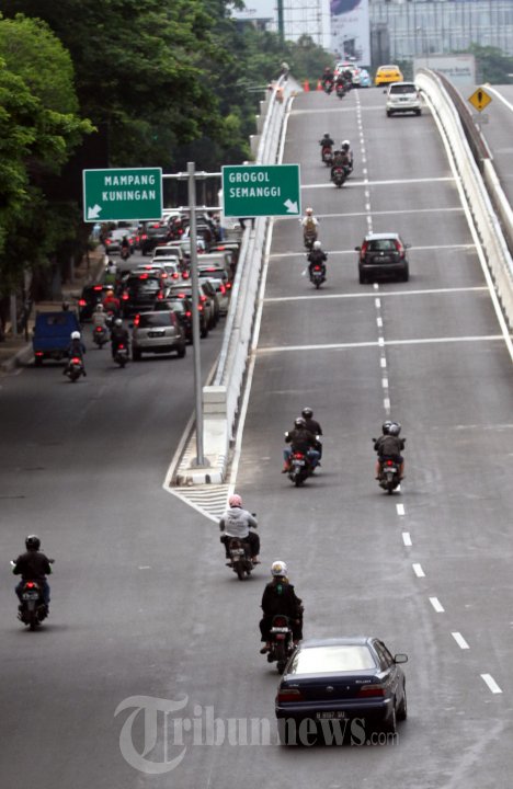 Uji Coba Flyover Kuningan