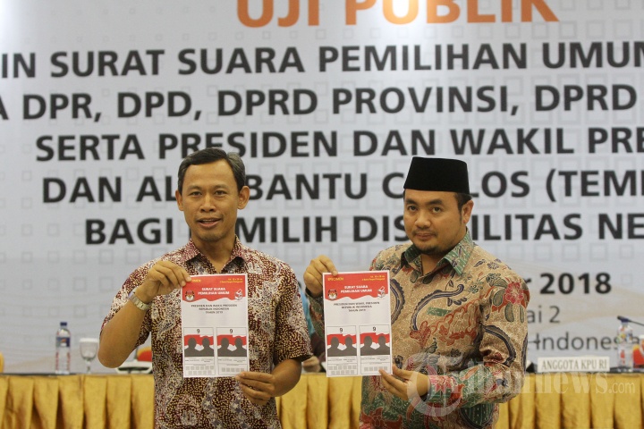 Uji Publik Desain Surat Suara